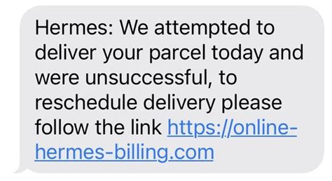 hermes text message